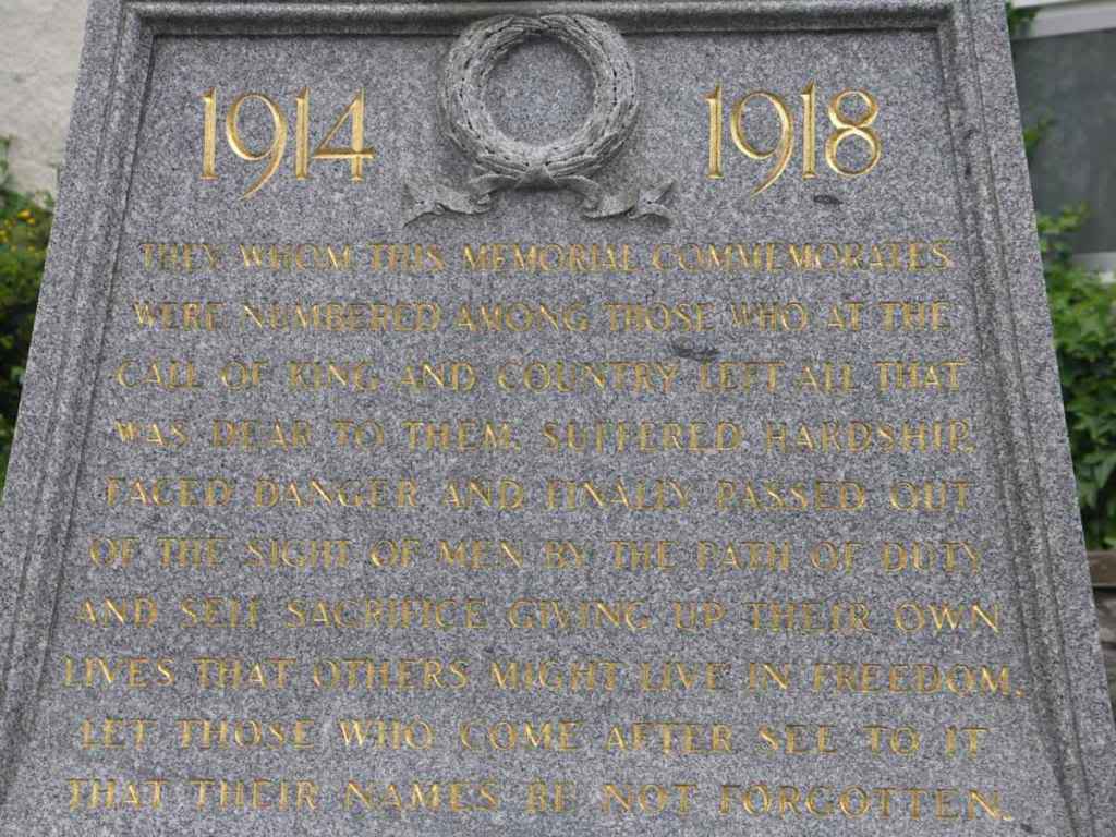 Memorial Names